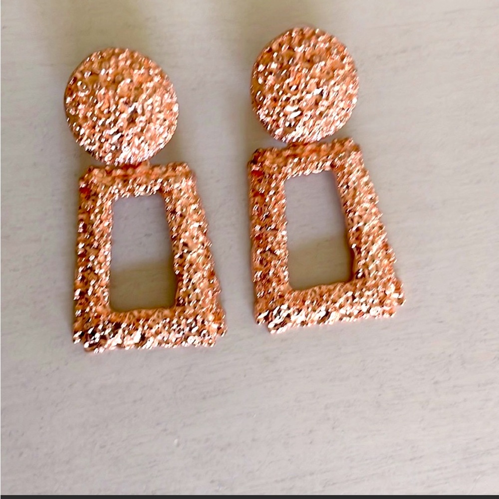 Gold Earrings.